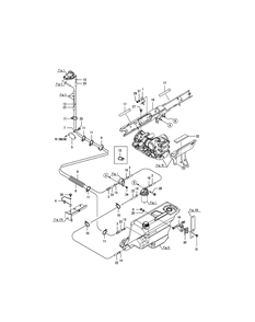 Part Location Diagram of CY-1A7882-85630 MTD Holder, Smv